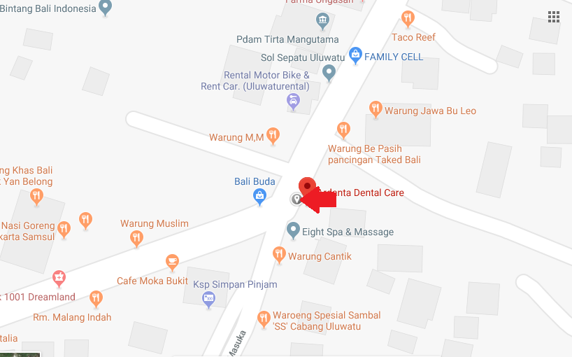 Maps Jl Raya Uluwatu - Pecatu