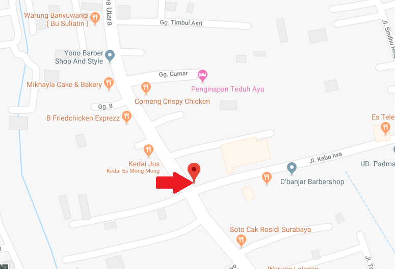 Maps Jl. Kebo Iwa