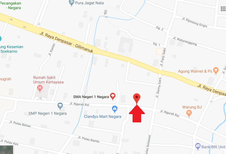 Maps Jl. Ngurah Rai 