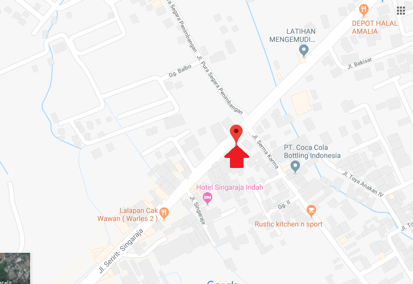 Maps Jl A Yani Singaraja